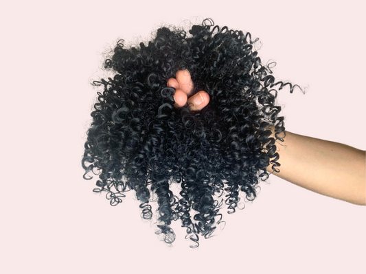 The Afro Scrunchie - Spring Twist Curl/Black (1B)